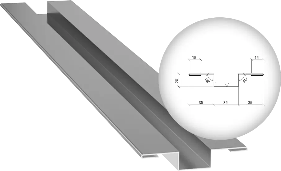 Maskuojantis apdailos elementas B